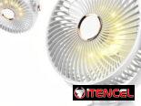 Ventilador Grande de 12 Pulgadas, Ventilador Portátil Mejorado de Escritorio con 5000mAh y Oscilación Automática de 135°