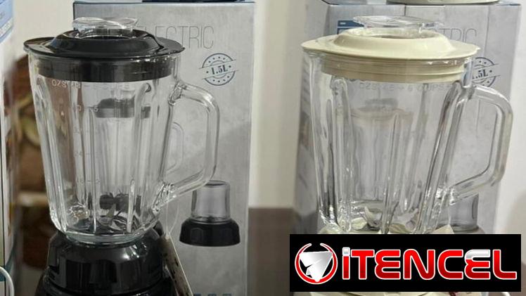 Batidora con moledor y vaso de cristal