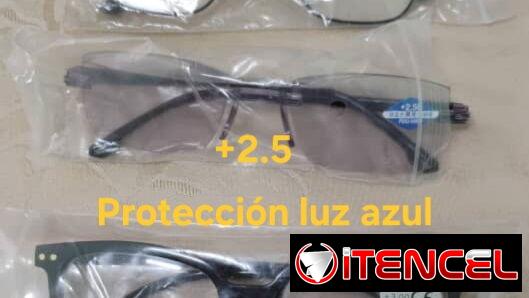 Espejuelos progresivos/ espejuelos protección luz azul c graduación/natural