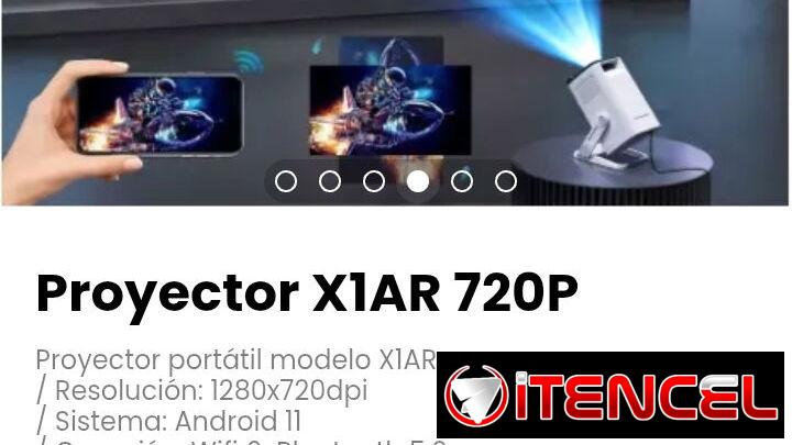 Proyector X1AR 720P. Portátil modelo X1AR