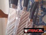 Juego de cuchillos hoja dura con base 12500 cup
