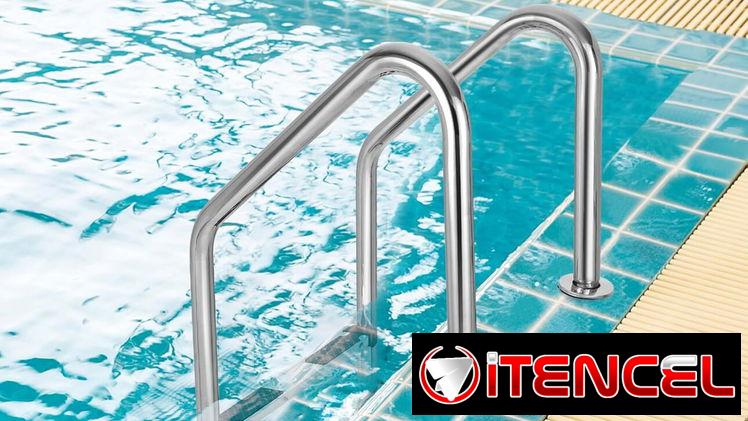 Escalera de piscina ✅️Acero inoxidable ✅️Nueva en caja ✅️Importada