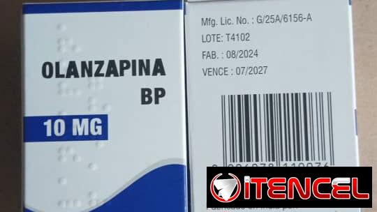 Onlazapina pomo de 100 tab de 10 MG