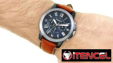 Reloj FOSSIL plataforma GRANT cronógrafo MOD. FS5151 cuarzo japonés caja: 44mm y manillas cuero legítimo, NUEVO EN CAJA.