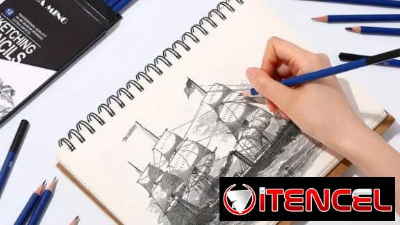 Lápices para dibujo y diseño.