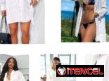 Camiseros para mujer, color blanco 58547627