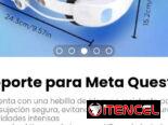 Soporte para Meta Quest 3. / Cuenta con una hebilla de bloqueo resistente para una sujeción segura