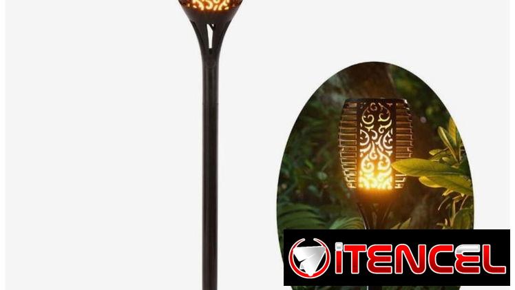 💡Antorcha por carga solares para jardines u otros. 🏷️$10 usd cada una. ✅Medida: 40 cm de altura