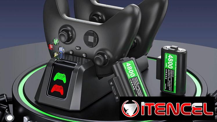 🎮🔋 Paquete de Baterías Recargables Xbox + Estación de Carga 🔋🎮
