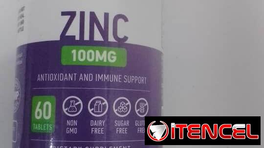 ZINC TABLETAS POMO SELLADO 60 TABLETAS 100MG