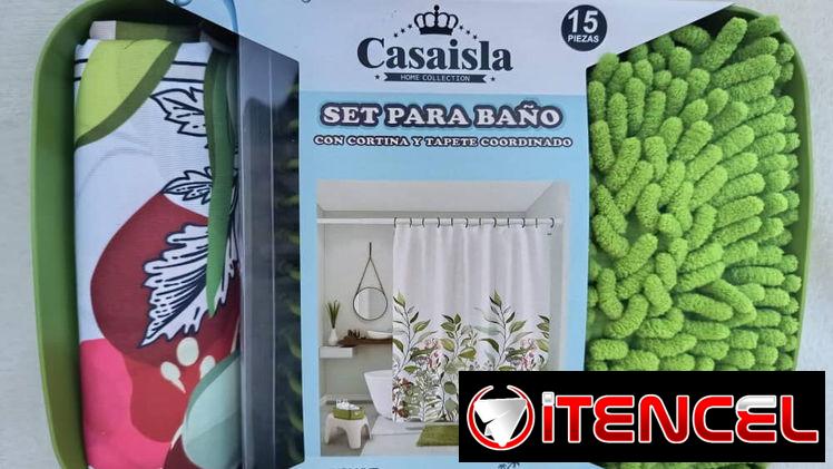 Set para baño completo (3 en 1 piezas) 🛁30 usd. Buen regalo para le hogar. Escríbeme al WhatsApp 56249037