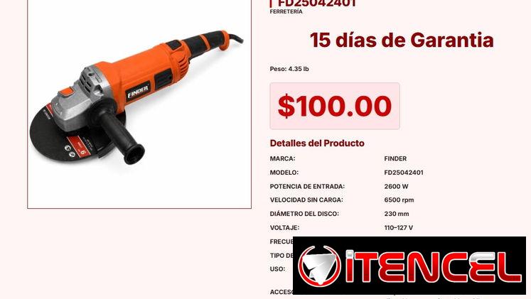 AMOLADOR ANGULAR 2600 W FD25042401 VPT#-0018