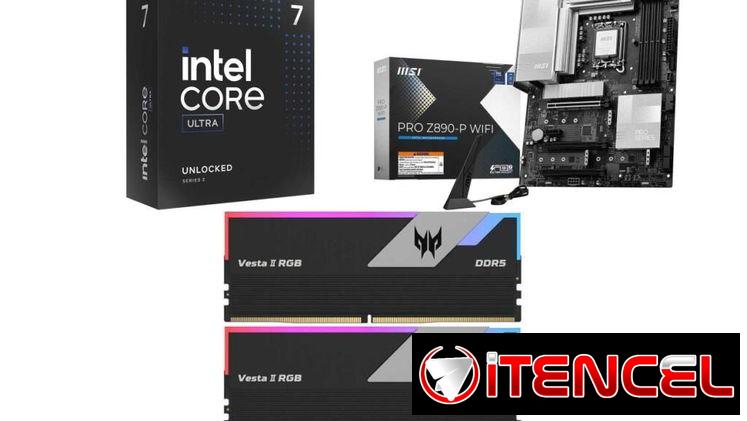 KIT Core Ultra INTEL 🤩 MSI Pro Z890-P Wifi + 32GB 🆕0km