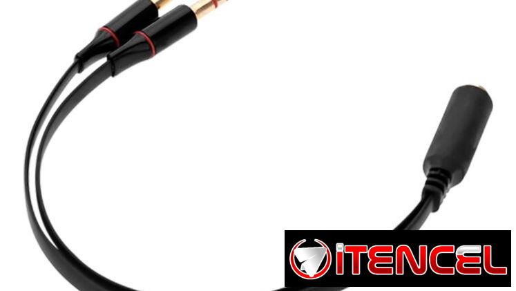 Divisor Auxiliar de Audio Micrófono a Doble Jack 3.5mm. Nuevos sin estrenar. 52759786