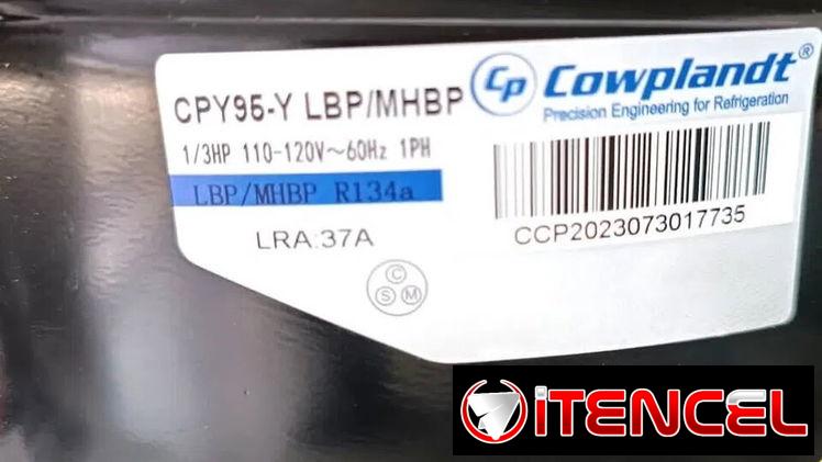 Máquina de frío ‘COWPLANDT’ 1/3HP Compresor de refrigeración CP95-YLBP/MHBP 110V/60Hz 1Ph R-134a + KIT DE INSTALACIÓN.