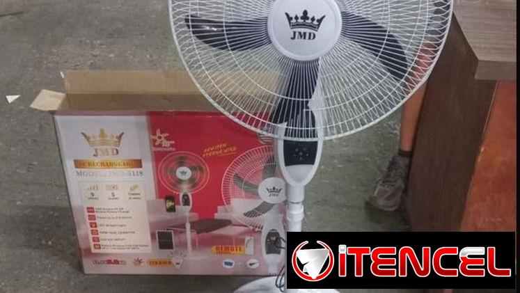 Ventilador recargable de pedestal JMd
