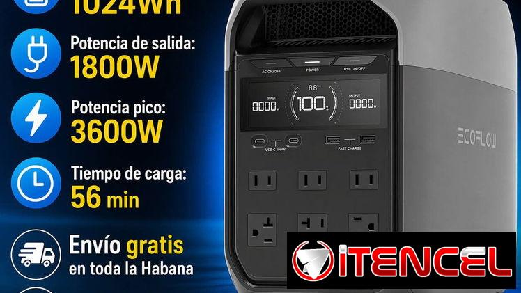 3600W Pico, 1024Wh LIFEPO4, ECOFLOW DELTA3… ESTACIONES DE ENERGÍA NUEVAS EN CAJA…. …… LLAME 55008593