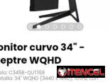 Monitor curvo 34″ – Sceptre WQHD Modelo: C345B-QUT168