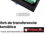 Switch de transferencia automática.Evita picos, cortos o doble alimentación, que podrían dañar aparatos. Nuevo