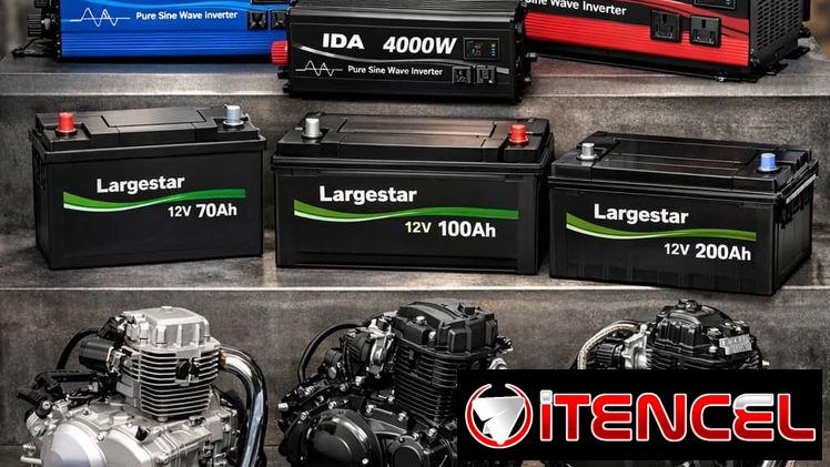 Motores, baterías y convertidores