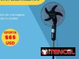 VENTILADORES RECARGABLES, DE PEDESTAL Y DE PARED