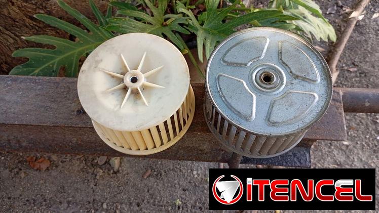 Ventilador para fan de aire acondicionado de pared.