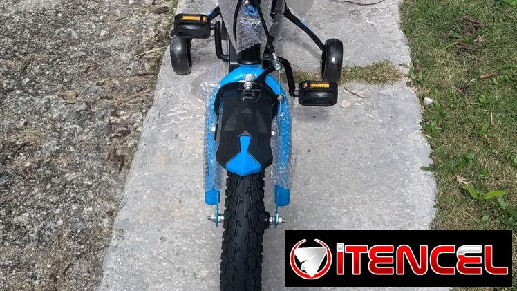 Rebaja especial Bicicleta azul medida 16 trae todos los accesorios ya armada lista para montar cn ruedas a los lados