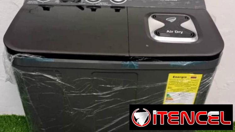 Lavadora Semiautomática Milexus 7kg – Color Negro 🧺