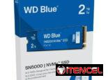 Disco Solido m.2 Western Digital Blue SN5000 NVMe de 2 TB – PCIe Gen 4.0, M.2 2280, hasta 5,150 MB/s