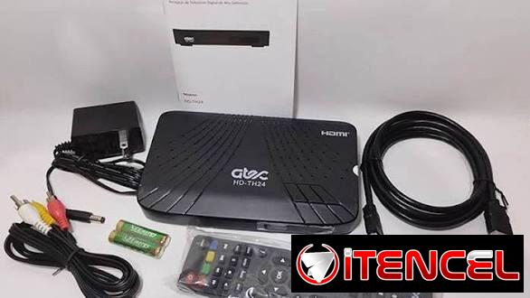Combo smartv 43D1 Haitech + cajita decodificadora HD marca ATEC