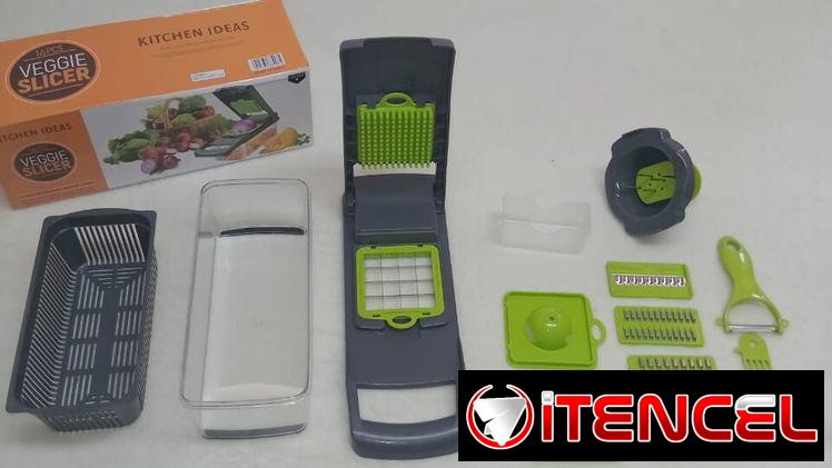 Cortador Manual de Alimentos Multifuncional
