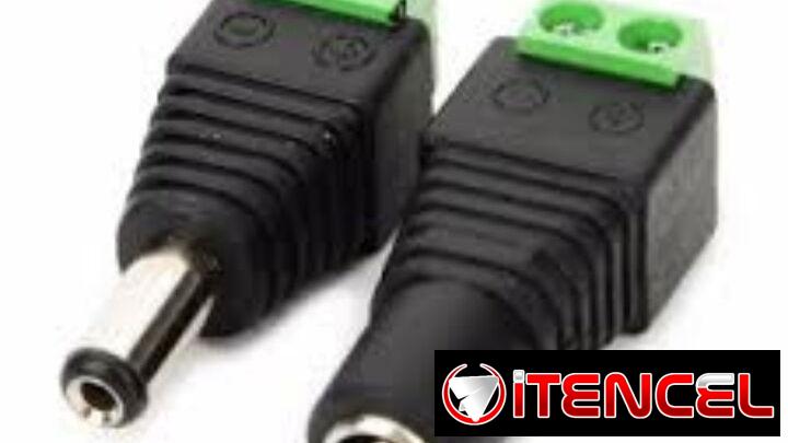Video balun , conectores alimentacióna,cámaras ,fuentes 12v,dvr,alarmas