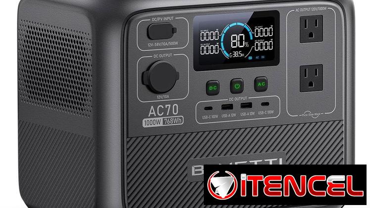 📞53884600.🎇 BLUETTI AC70 – Estación de Energía Portátil 768Wh🎇 Mensajería disponible.🚴