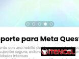 Soporte para Meta Quest 3. / Cuenta con una hebilla de bloqueo resistente para una sujeción segura