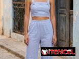 Conjuntos hermosos de blusa y pantaloneta de mujer