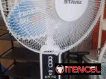 🔆 Ventilador Recargable de 16 pulgadas. Marca: STAVEL, LD-8016. Batería: LiFePO4, 7200 mAh. Potencia 26W.
