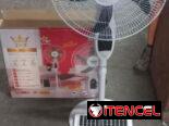 Ventilador recargable JMD de pedestal 18″