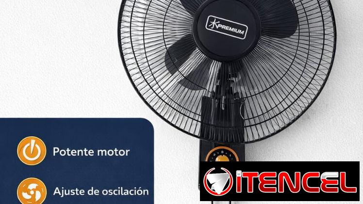Ventilador eléctrico de pared PREMIUM Cod:Alofoke