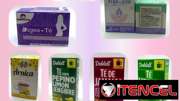 Cajas de Té/ Infusiones/varios tipos
