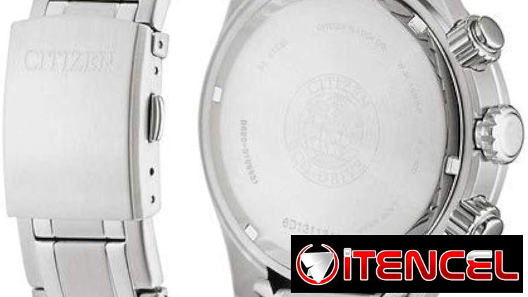 Citizen Ecodriver impecable con su manilla completa. Citizen Eco-Drive CA4330-81H cronógrafo analógico para hombres