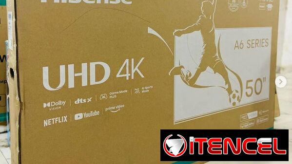 SMART TV 50 Pulgadas Hisense A6 serie UHD 4K SO VIDA precio $420 USD transporte incluido