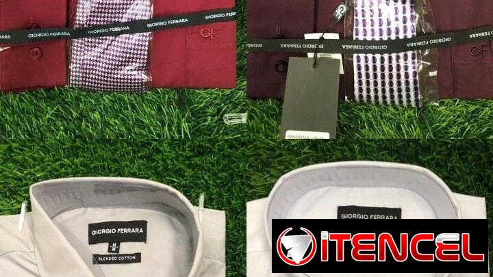 ✅Camisas mangas largas con corbata 18 USD o 9900mn