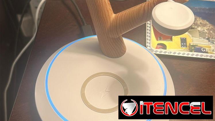 Cargador inalámbrico para teléfono, reloj y audífonos