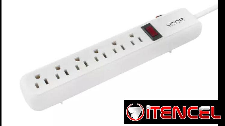 EXTENCION UNNO DE 6 TOMAS 1875 W