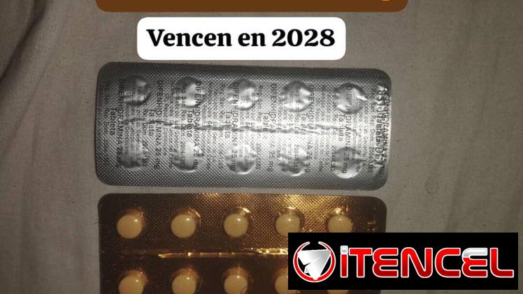Benadrilina 25mg importada!!