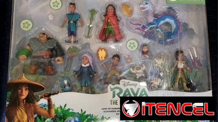 Juego de muñecos Disney Raya y el último Dragón nuevo en caja-25usd