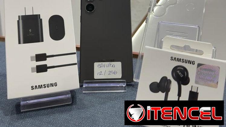 📌 S24 ULTRA 12/256 ⚫️ cargador carga rápida, mica, forro y audífonos regalo❌ Variedad de Modelos 🔥 Garantia 💯