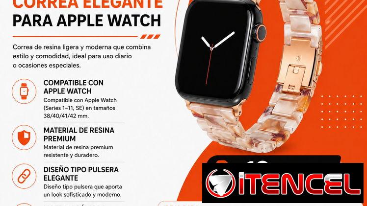 Resin Band para Apple Watch | Correa Elegante Compatible Series 1-11 y SE en La Habana