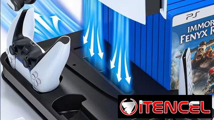 ☎️53544655 🛵 Entrega Disponible ⭐ Base Multifuncional con Refrigeración para PS5 / PS5 Slim⭐