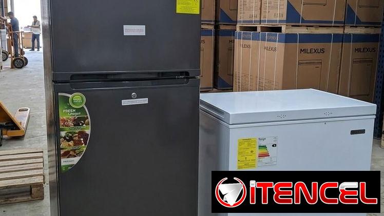 *COMBO REFRIGERADOR ➕️ NEVERA*   *Refrigerador Milexus 9.1 pies³ y Nevera Royal 7.8 pies³*  – Precio 640 USD – Con trans